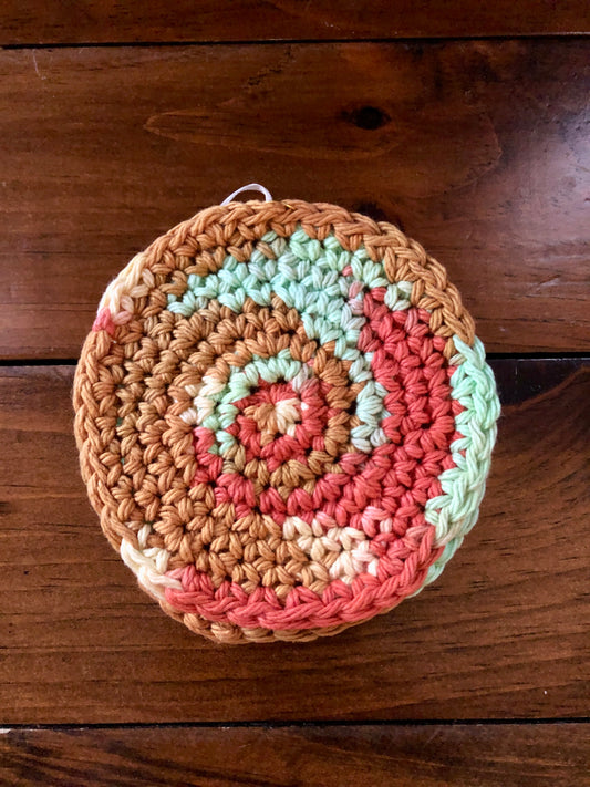 Circle Crocheted Coaster