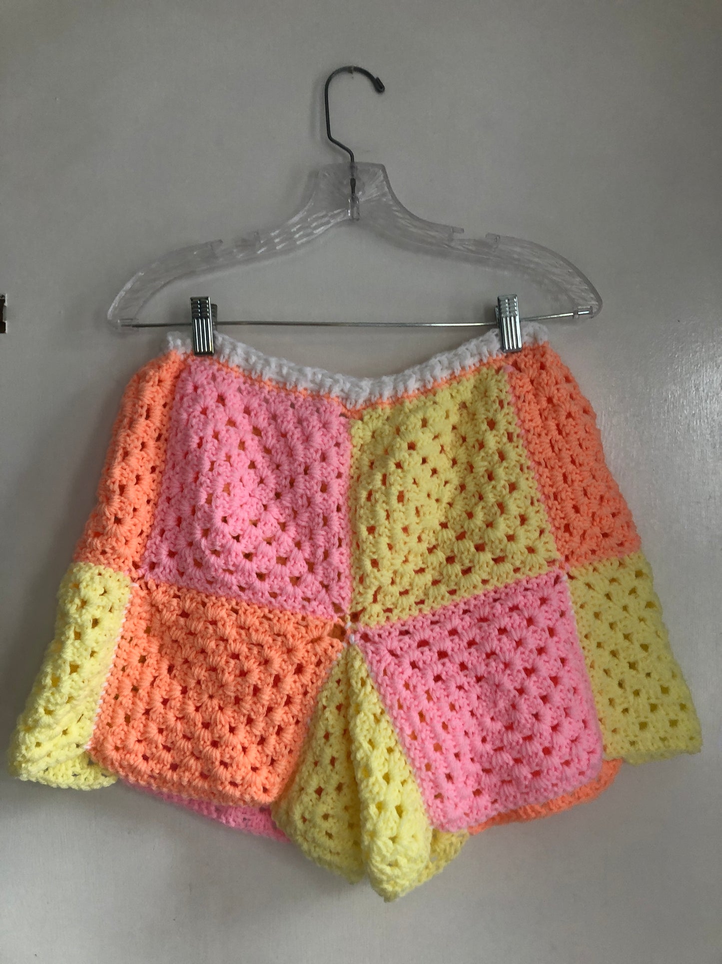 Crocheted Tank Top and Short Set