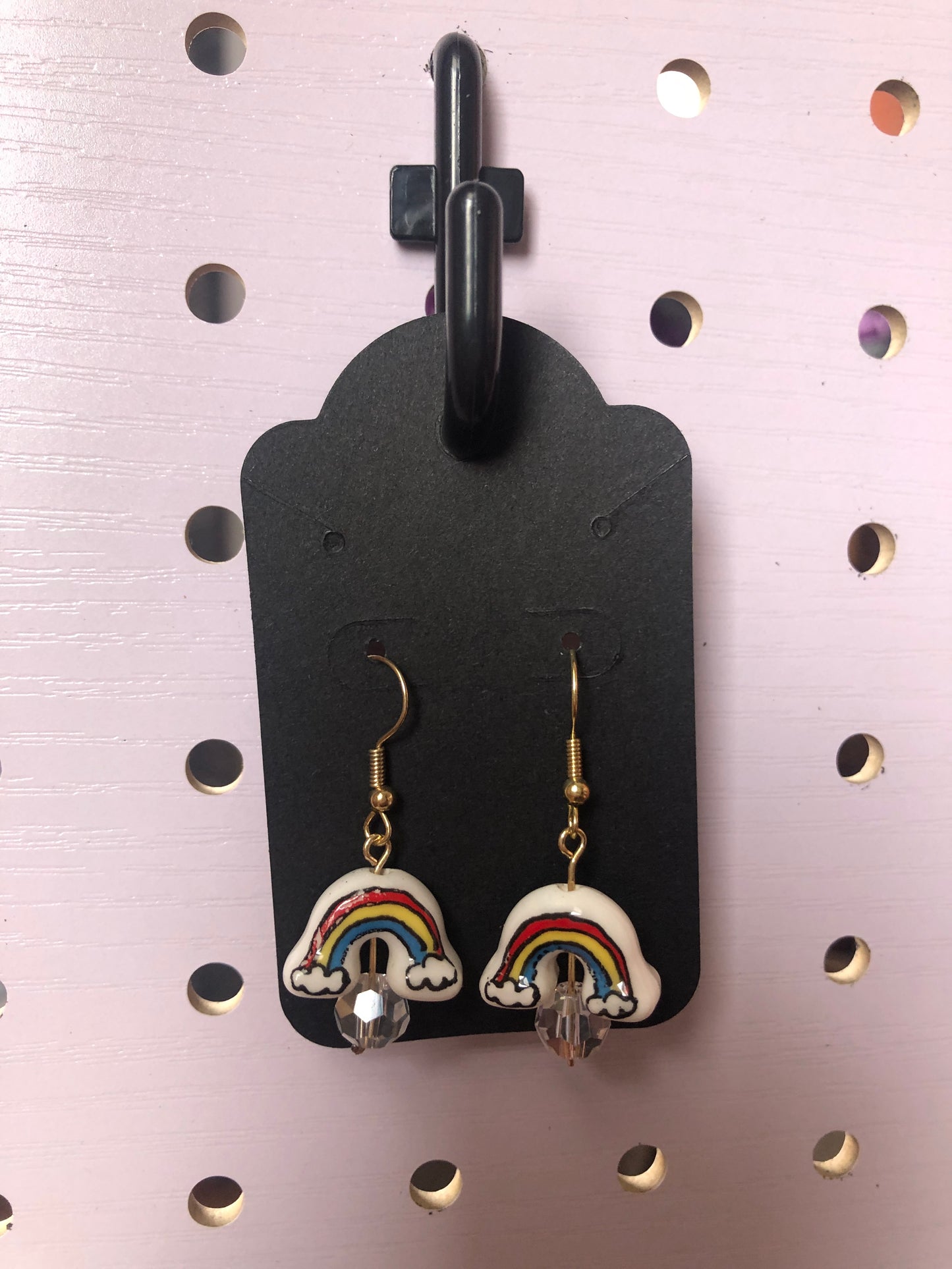 Rainbow Bead Earring