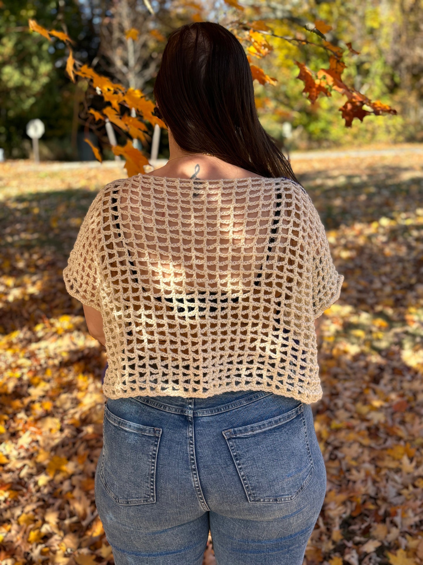 Purple and White Shawl