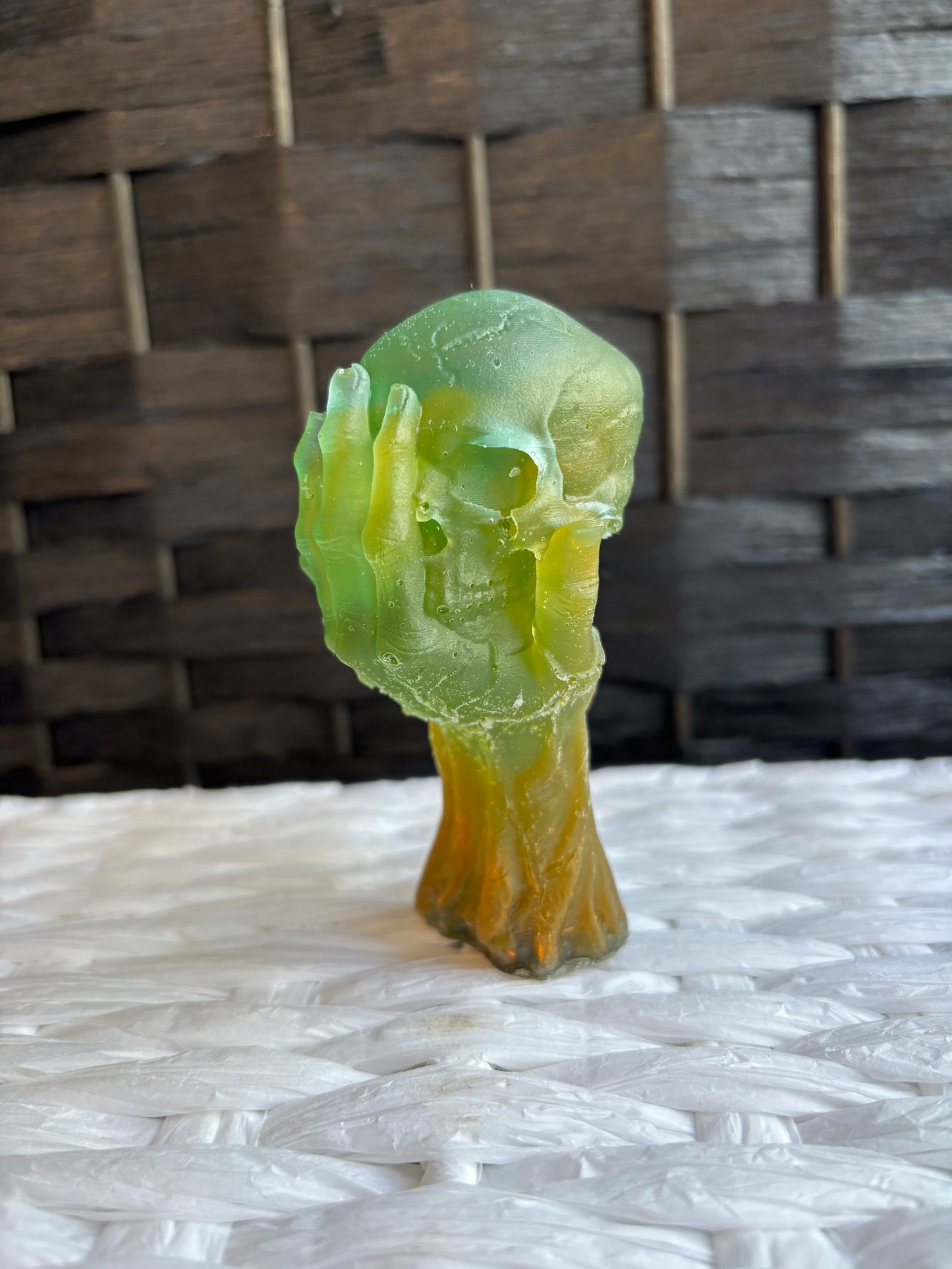 Resin Hand in Skull