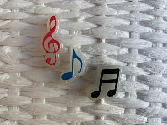 Resin Music Note Magnets